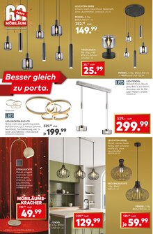 LED-Lampe im aktuellen porta Möbel Prospekt (Frankfurt (Main)) LED-Lampe im porta Möbel Prospekt "60 JAHRE MÖBILÄUM" mit 8 Seiten (Frankfurt (Main))