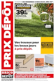 Catalogue Bricolage Brico Dépôt en cours à Pierres et alentours, "PRIX DÉPÔT", 24 pages, 03/05/2024 - 16/05/2024