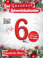 BAUHAUS Prospekt "Der BAUHAUS Adventskalender", 1 Seiten, für Unna, 06.12.2019 - 06.12.2019 BAUHAUS Prospekt "Der BAUHAUS Adventskalender", 1 Seiten, für Unna, 06.12.2019 - 06.12.2019