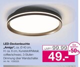 LED-Deckenleuchte "Amigo" von  im aktuellen Möbel Inhofer Prospekt für 49,00 €