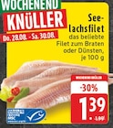 E center Wuppertal - Seelachsfilet Angebot im Prospekt Seelachsfilet bei E center im Wuppertal Prospekt für 1,39 €