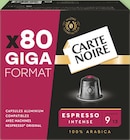Capsules de café alu x80 Espresso Intense N°9 - Carte Noire à 17,49 € dans le catalogue Netto