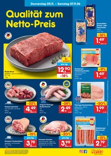 Rindfleisch im Netto Marken-Discount Prospekt "Aktuelle Angebote" mit 76 Seiten (Jena)
