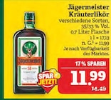 Kräuterlikör Angebote von Jägermeister bei Marktkauf Hof für 11,99 €