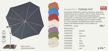 BAUHAUS Koblenz - Ampelschirm 'FERRARA 400' Ampelschirm 'FERRARA 400' Angebot bei BAUHAUS Koblenz im Prospekt "Terrassenüberdachungen"