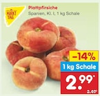 Netto Marken-Discount Spreenhagen - Plattpfirsiche Angebot im Prospekt Plattpfirsiche bei Netto Marken-Discount im Spreenhagen Prospekt für 2,99 €