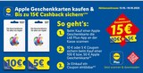 Apple Geschenkkarte 100€ Angebote von Apple bei Lidl Mönchengladbach