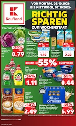 Kaufland Prospekt für Wasserburg mit 80 Seiten Kaufland Prospekt für Wasserburg: "Hier bin ich richtig", 80 Seiten, 05.10.2026 - 07.10.2026