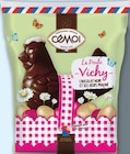 Poule Vichy Chocolat Noir et ses Œufs Praliné - CÉMOI dans le catalogue Netto