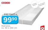 Matratze im Angebot bei XXXLutz Möbelhäuser in Filderstadt Matratze Angebote von Boxxx bei XXXLutz Möbelhäuser Filderstadt für 99,90 €