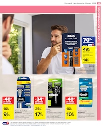Offre Rasoir jetable dans le catalogue Carrefour Market du moment à la page 17