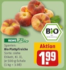 Bio Plattpfirsiche Angebote von REWE Bio bei REWE Hildesheim für 1,99 €