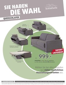 Sofa im aktuellen Polstermöbel Fischer Prospekt (Nürnberg) Sofa im Polstermöbel Fischer Prospekt "DER SCHLAFSOFA SPEZIALIST" mit 12 Seiten (Nürnberg)