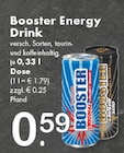 Aktuelles Booster Energy Drink Angebot bei TOP Getränke in Meerbusch ab 0,59 €