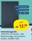 Verdunklungsrollo Angebote bei ROLLER Kempen für 12,99 €