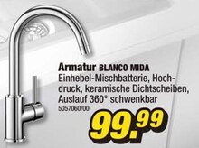 POCO Mainz - Armatur BLANCO MIDA Armatur BLANCO MIDA Angebot bei POCO Mainz im Prospekt "Meine Küche"