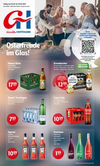 Aktueller Getränke Hoffmann Prospekt "Aktuelle Angebote" Seite 1 von 8 Seiten für Kierspe