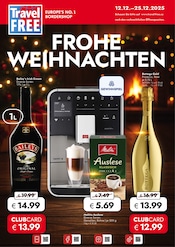 Aktueller Travel FREE Prospekt mit Melitta, "FROHE WEIHNACHTEN", Seite 1