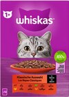 Klassische Auswahl Katzennahrung Angebote von Whiskas bei REWE Rosenheim für 3,99 €