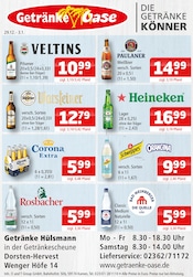 Aktueller Getränke Oase Prospekt mit Warsteiner, "Aktuelle Angebote", Seite 1