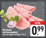 EDEKA - Bierschinken Angebot im Prospekt Bierschinken bei EDEKA im Prospekt "" für 0,99 €
