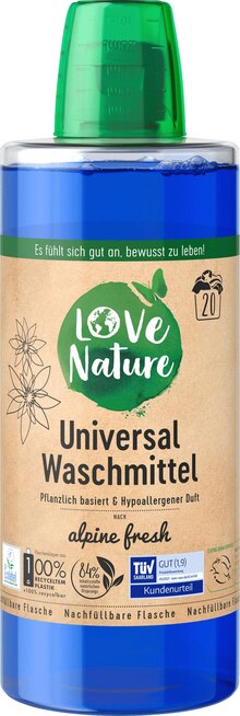 Waschmittel von Love Nature im aktuellen dm-drogerie markt Prospekt für 3,95 €€