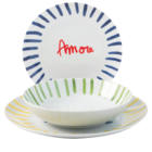 L’assiette "casa amor" - Bazarland à Perpignan L’assiette "casa amor" en promo chez Bazarland Perpignan à 1,99 €