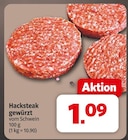 Markant Nordwest Wallenhorst - Hacksteak gewürzt Angebot im Prospekt Hacksteak gewürzt bei Markant Nordwest im Wallenhorst Prospekt für 1,09 €