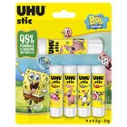 Lot de 6 bâtons de colle blanche - UHU en promo chez Carrefour Villeurbanne à 3,85 €