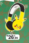 Casque audio filaire pour enfant pikachu - POKÉMON en promo chez JouéClub Troyes à 26,99 €