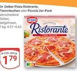 GLOBUS Rostock - Pizza Ristorante Angebot im Prospekt Pizza Ristorante bei GLOBUS im Rostock Prospekt für 1,79 €