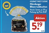 Aktuelles Nürnberger Elisen-Lebkuchen Angebot bei ALDI SÜD in Koblenz ab 5,19 €
