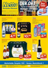 Netto Marken-Discount Prospekt für Kierspe: "DER ORT, AN DEM DU IMMER AUSGEZEICHNETE PREISE FINDEST.", 6 Seiten, 06.10.2025 - 11.10.2025