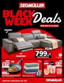 Pfanne im Segmüller Prospekt "BLACK WEEK DEALS" mit 6 Seiten (Frankfurt (Main))