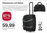 EDEKA - Reisetasche mit Rollen Angebot im Prospekt Reisetasche mit Rollen bei EDEKA im Prospekt "" für 59,99 €