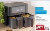 Dual-Zone-Heißluftfritteuse von AMBIANO für 69,99 € bei ALDI Nord im Angebot Dual-Zone-Heißluftfritteuse von AMBIANO im aktuellen ALDI Nord Prospekt