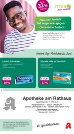 Aktueller mea - meine apotheke Apotheke Prospekt in Oberhaching und Umgebung, "Unsere Juni-Angebote" mit 4 Seiten, 01.06.2025 - 30.06.2025