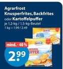 Aktuelles Knusperfrites, Backfrites oder Kartoffelpuffer Angebot bei V-Markt in Regensburg ab 2,99 €