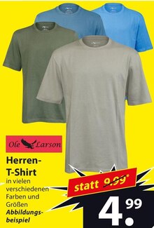 Ole Larson Herren- T-Shirt bei famila Nordost in Bremen Ole Larson Herren- T-Shirt im Angebot bei famila Nordost Bremen für 4,99 €