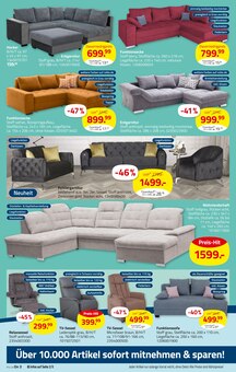Couch im ROLLER Prospekt "Spare bis zu 20% auf Möbel" mit 24 Seiten (Bochum)