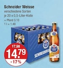 Schneider Weisse im V-Markt Prospekt Schneider Weisse von Schneider Weisse im aktuellen V-Markt Prospekt für 14,79 €