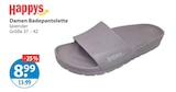 Damen Badepantolette von Happys im aktuellen V-Markt Prospekt für 8,99 €