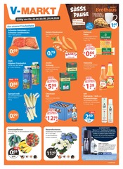 Aktueller V-Markt Supermarkt Prospekt in Tegernheim und Umgebung, "V-Markt einfach besser einkaufen" mit 26 Seiten, 23.04.2026 - 29.04.2026