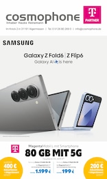 cosmophone Prospekt für Gronau: "Galaxy Z Fold 6 / Z Flip6", 8 Seiten, 01.08.2024 - 31.08.2024