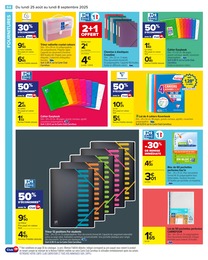 Prix et réduction Clairefontaine dans le prospectus Carrefour en cours Offre Clairefontaine dans le catalogue Carrefour du moment à la page 66