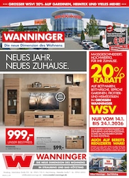 Möbel Wanninger Prospekt für Straubing mit 32 Seiten Möbel Wanninger Prospekt für Straubing: "NEUES JAHR. NEUES ZUHAUSE.", 32 Seiten, 13.12.2025 - 24.01.2026