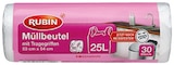 Müllbeutel mit Tragegriffen von Rubin für 0,59 € bei Rossmann im Angebot Müllbeutel mit Tragegriffen von Rubin im aktuellen Rossmann Prospekt