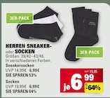 Herren Sneakersocken im Angebot bei E center in Wiesbaden Herren Sneakersocken Angebote bei E center Wiesbaden für 6,99 €