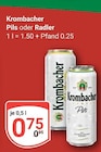 Pils Angebote von Krombacher bei GLOBUS Rostock für 0,75 €