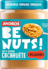 PÂTE À TARTINER CACAHUÈTE CROQUANT BE NUTS ANDROS - ANDROS BE NUTS dans le catalogue Auchan Hypermarché